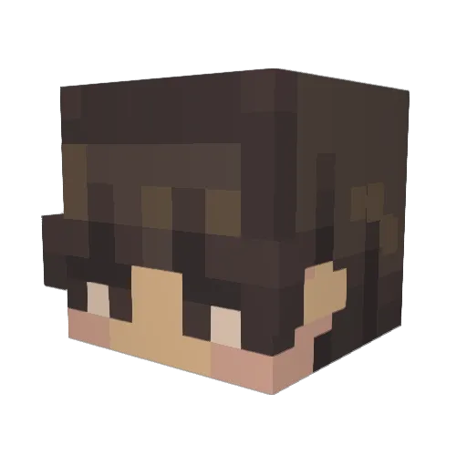 Volsoy Minecraft avatar head, 3D render