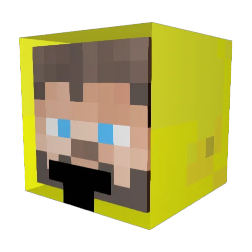 Volsukur Minecraft avatar head, 3D render