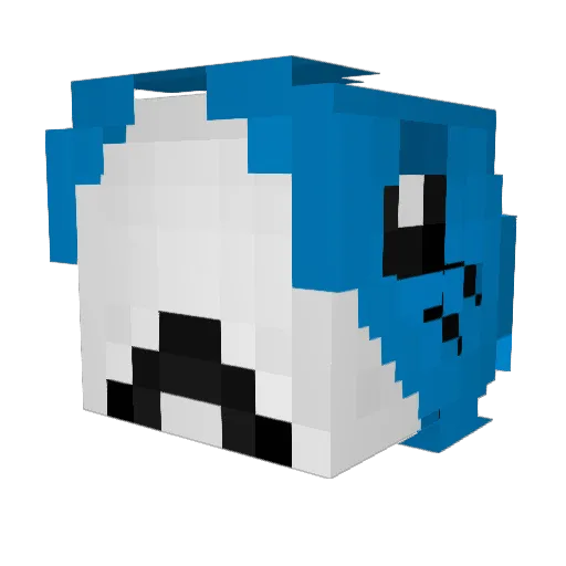 Volsung_ Minecraft avatar head, 3D render