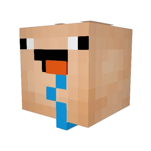 VoltInsanity Minecraft avatar head, 3D render