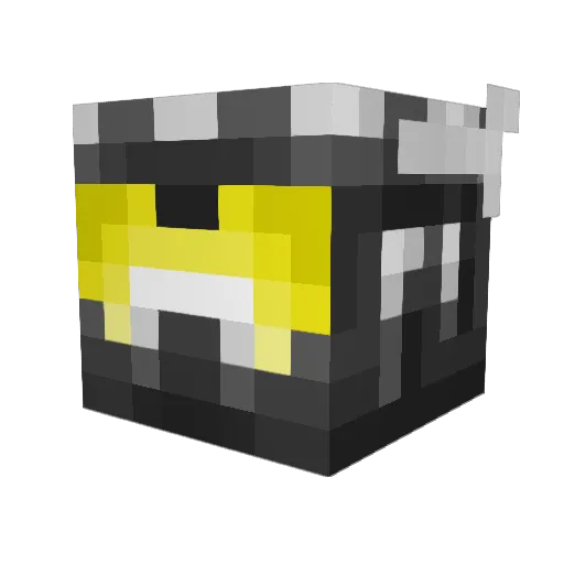 VoltJolt Minecraft avatar head, 3D render