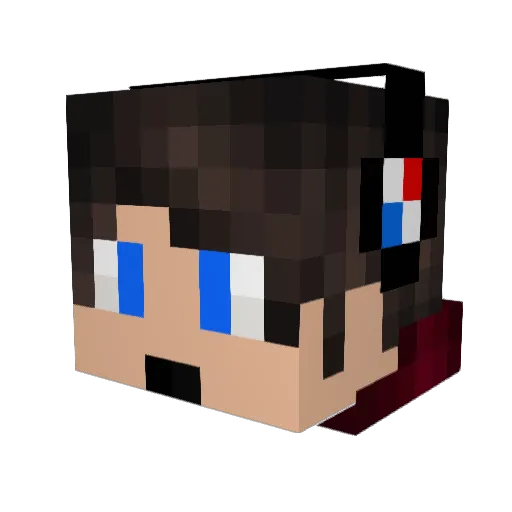 Volt_Creezy Minecraft avatar head, 3D render