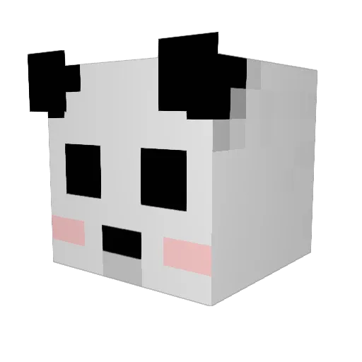 Volta14 Minecraft avatar head, 3D render
