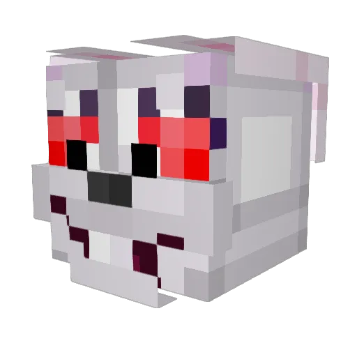 Voltage215 Minecraft avatar head, 3D render