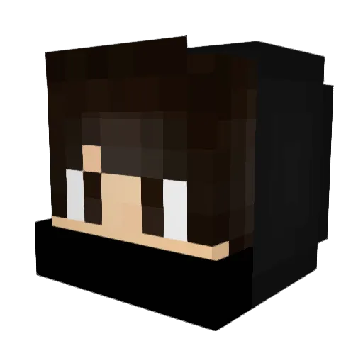Voltage7878 Minecraft avatar head, 3D render