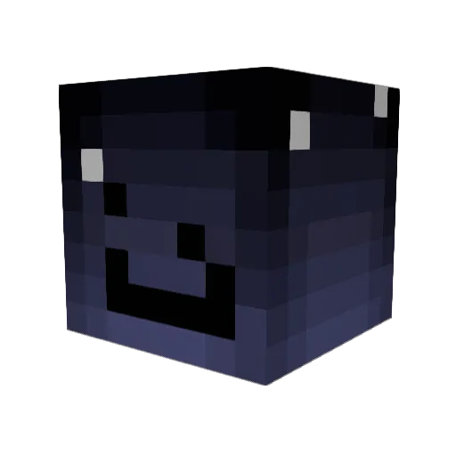Voltaging Minecraft avatar head, 3D render