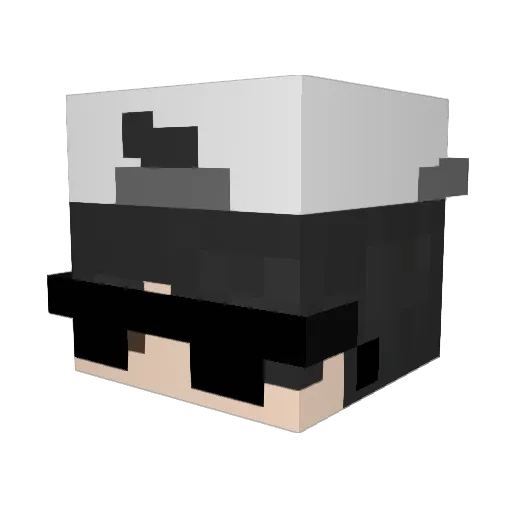 VoltaicGames Minecraft avatar head, 3D render