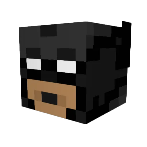 Voltar_D Minecraft avatar head, 3D render