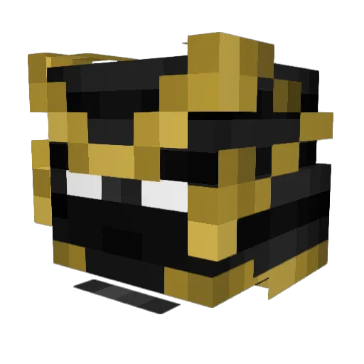 VoltecLP Minecraft avatar head, 3D render