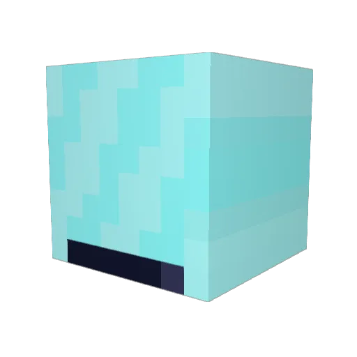 Voltnaut Minecraft avatar head, 3D render