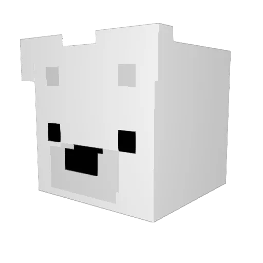 VoltreX09 Minecraft avatar head, 3D render