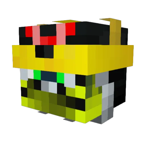 VoltronProdigy Minecraft avatar head, 3D render