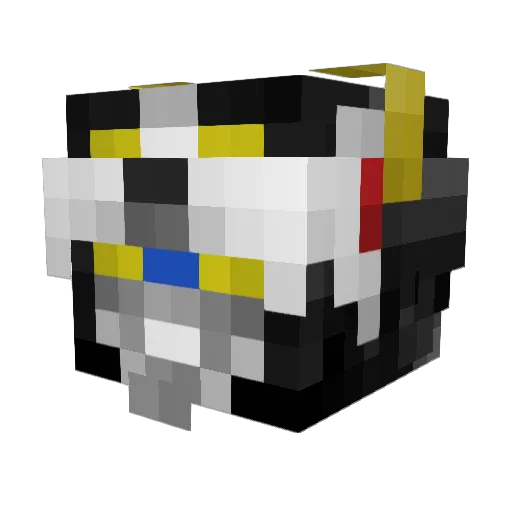 VoltronV6 Minecraft avatar head, 3D render