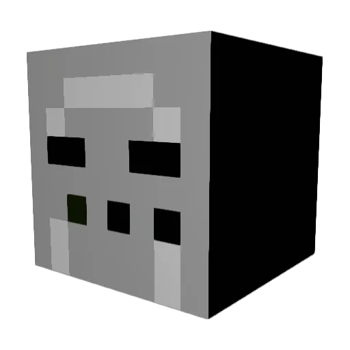 VoltronVoltron Minecraft avatar head, 3D render