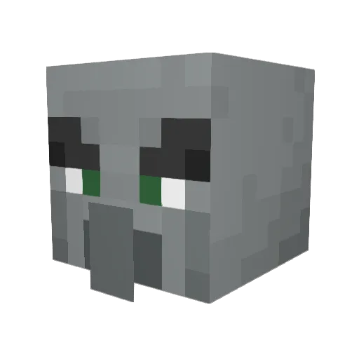 Voltronic_55 Minecraft avatar head, 3D render