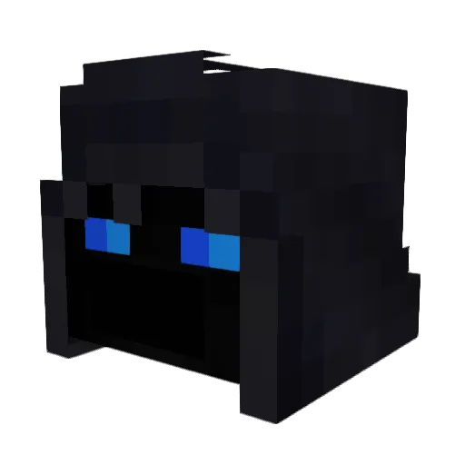 Volts16 Minecraft avatar head, 3D render