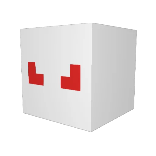 Volttaire Minecraft avatar head, 3D render