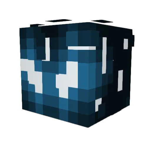 Voltzstriker Minecraft avatar head, 3D render