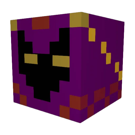 Vombrasia Minecraft avatar head, 3D render