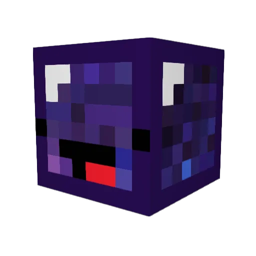 Vomieeyaaak Minecraft avatar head, 3D render