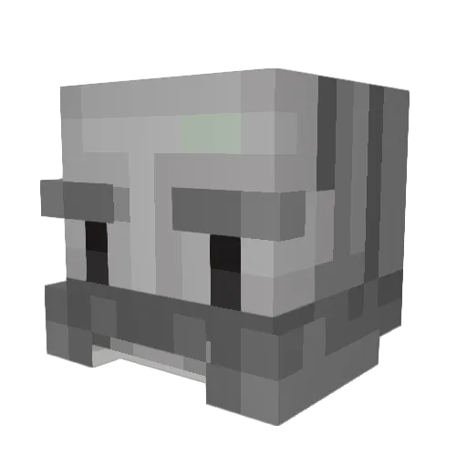VonArnout Minecraft avatar head, 3D render