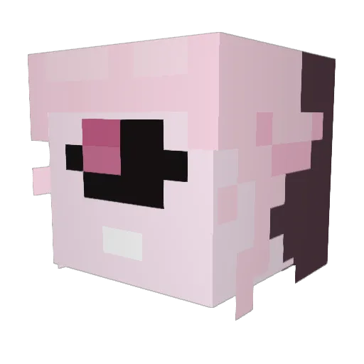 VonGulli Minecraft avatar head, 3D render