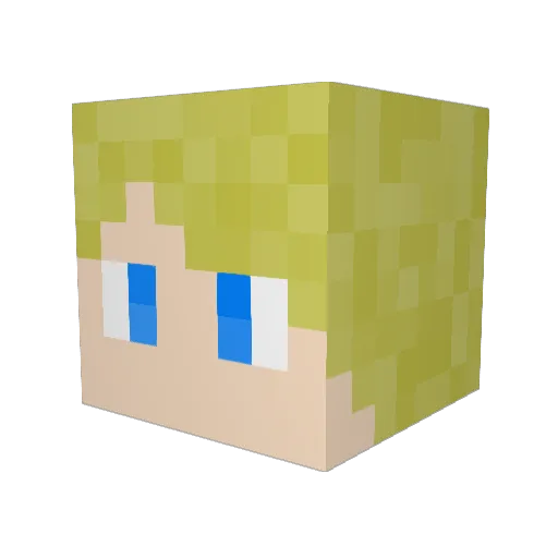 VonInnstetten Minecraft avatar head, 3D render