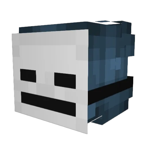 VonMarco Minecraft avatar head, 3D render