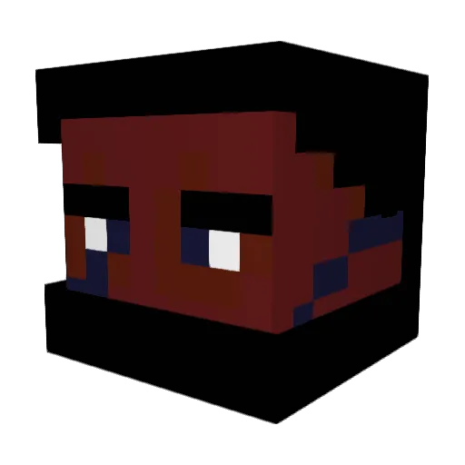 VonMir Minecraft avatar head, 3D render