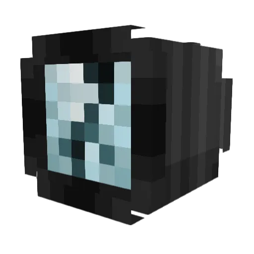 VonMuffin Minecraft avatar head, 3D render
