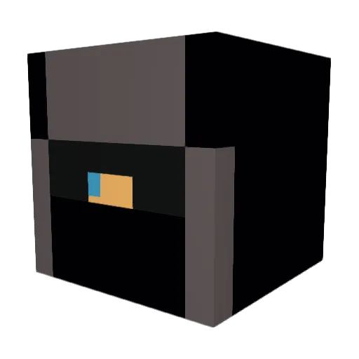 Von_dark Minecraft avatar head, 3D render