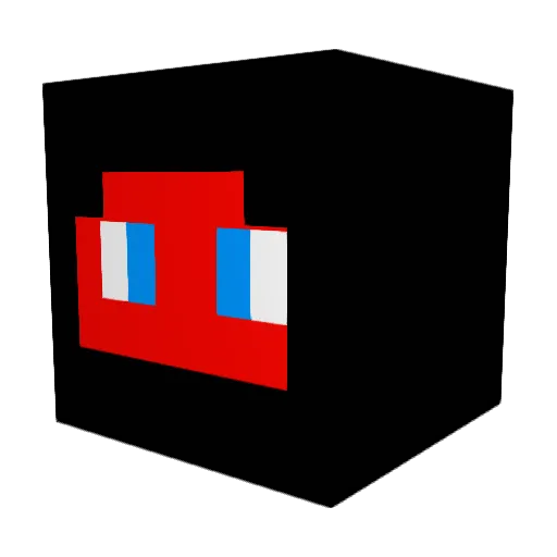 Vonay214 Minecraft avatar head, 3D render