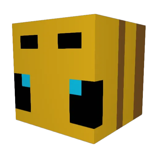 Vonch99 Minecraft avatar head, 3D render