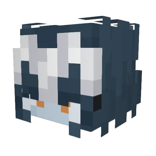 Vonconse Minecraft avatar head, 3D render