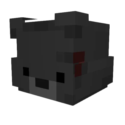 Vonex04 Minecraft avatar head, 3D render