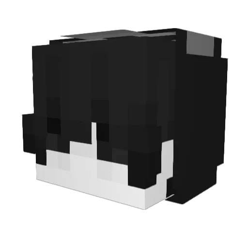 Voorhees_ Minecraft avatar head, 3D render