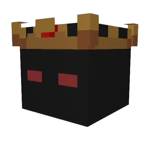 Voors Minecraft avatar head, 3D render