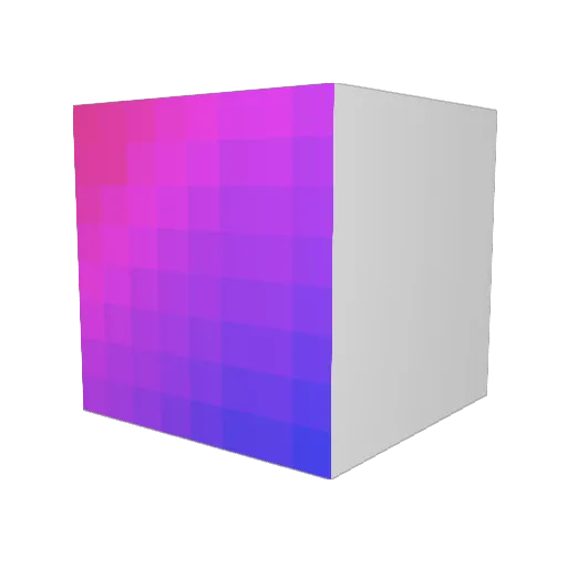 VooshNaPoosh Minecraft avatar head, 3D render