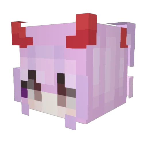 VorXtexx Minecraft avatar head, 3D render