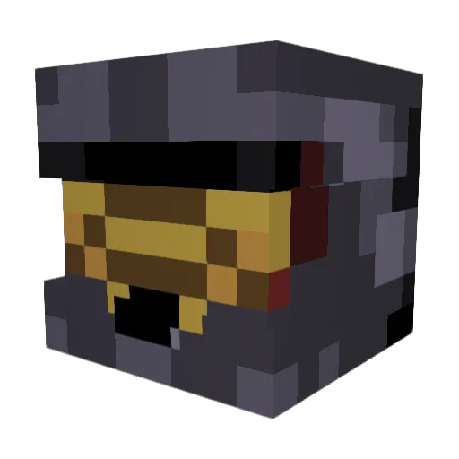 Vordex7727 Minecraft avatar head, 3D render