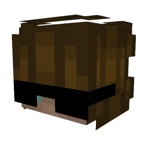 Vorlaut_xD Minecraft avatar head, 3D render