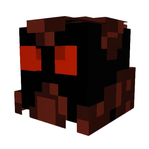 Vorlix Minecraft avatar head, 3D render