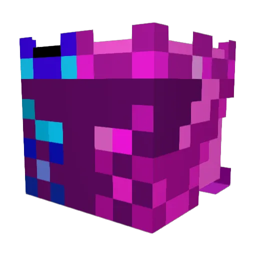 VornyxReignX Minecraft avatar head, 3D render