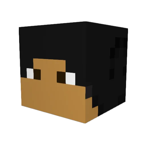 Vorpal56 Minecraft avatar head, 3D render