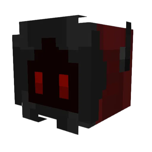 Vorralian Minecraft avatar head, 3D render