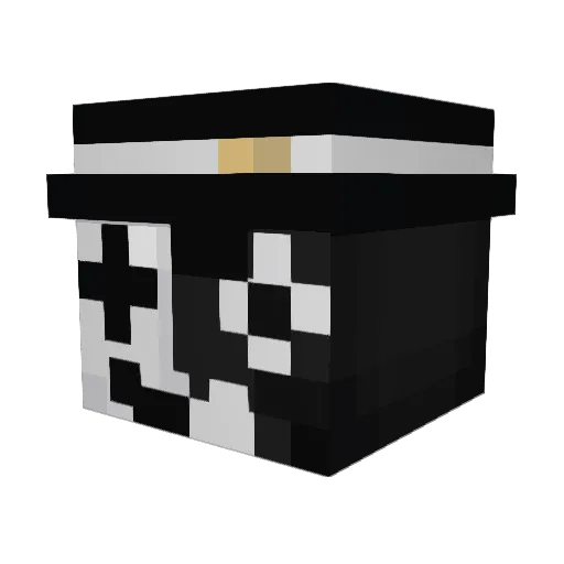 Vortax0 Minecraft avatar head, 3D render