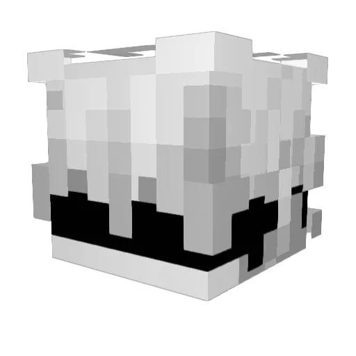 Vortex15_ Minecraft avatar head, 3D render