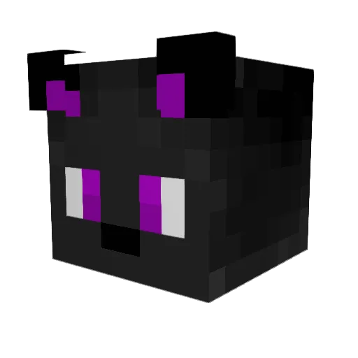 Vortex747 Minecraft avatar head, 3D render