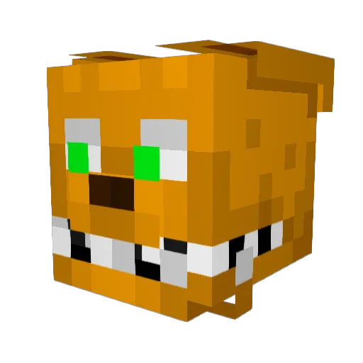 VortexDylan Minecraft avatar head, 3D render