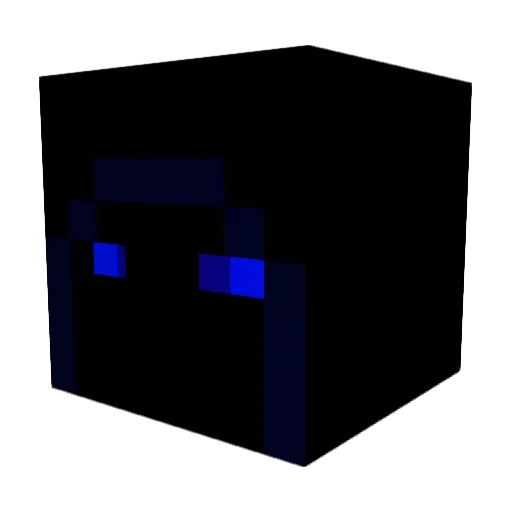 VortexNosse Minecraft avatar head, 3D render